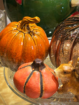 Figura Decorativa 'Calabaza' de Porcelana - Naranja