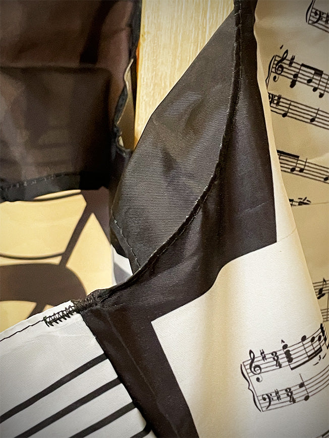 Bolsa Plegable Estampada 'Música'