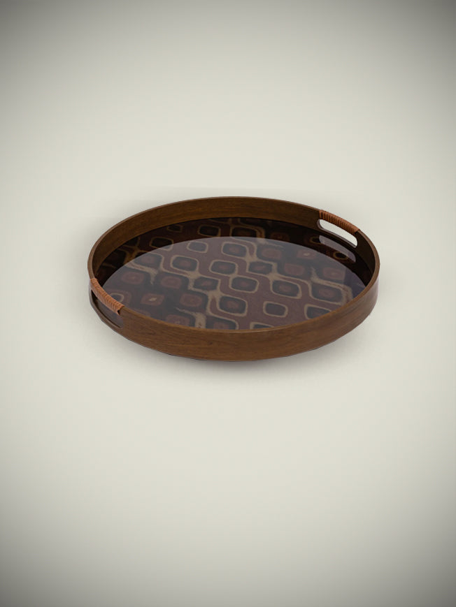 Bandeja Decorativa Grande 'Galateo' - Peacock - Ø39,5 cm