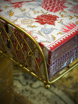 Porta Servilletas en Metal Dorado 'Veranda'