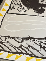 Original Etching 'Fenêtres - Jaune' - Pierre Alechinsky