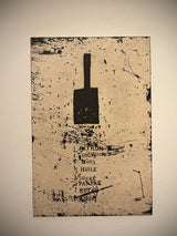 Grabado Con Papel Hecho a Mano 'S/T' - Jaume Plensa