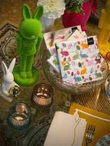 Figura Decorativa 'Conejo Nutcracker' - Verde