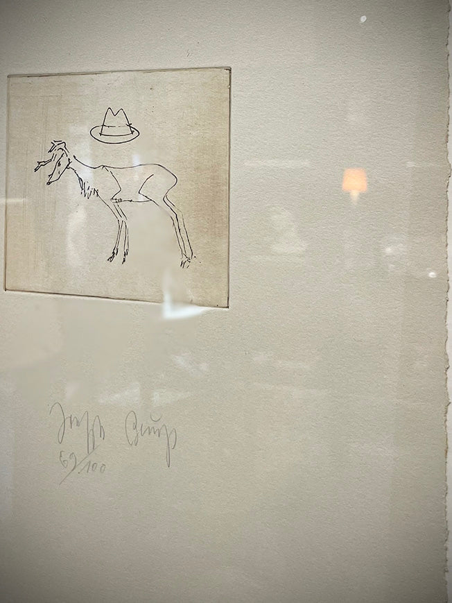 Original Engraving 'Hirsch und Hut' - Joseph Beuys