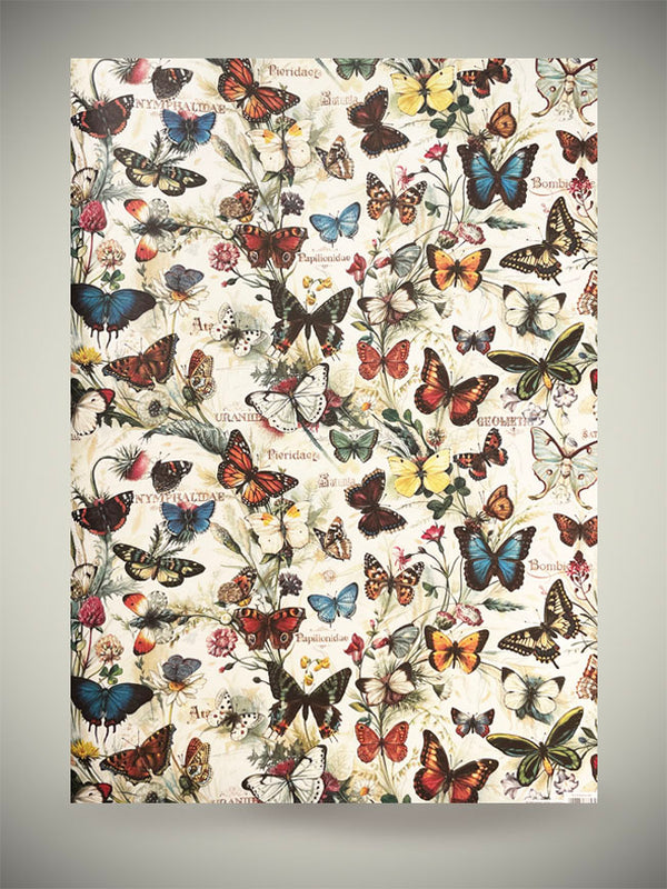 Wrapping Paper 'Butterflies' - 100x70 cm