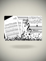 Individual Estampado 'Música' - 43,5x28 cm