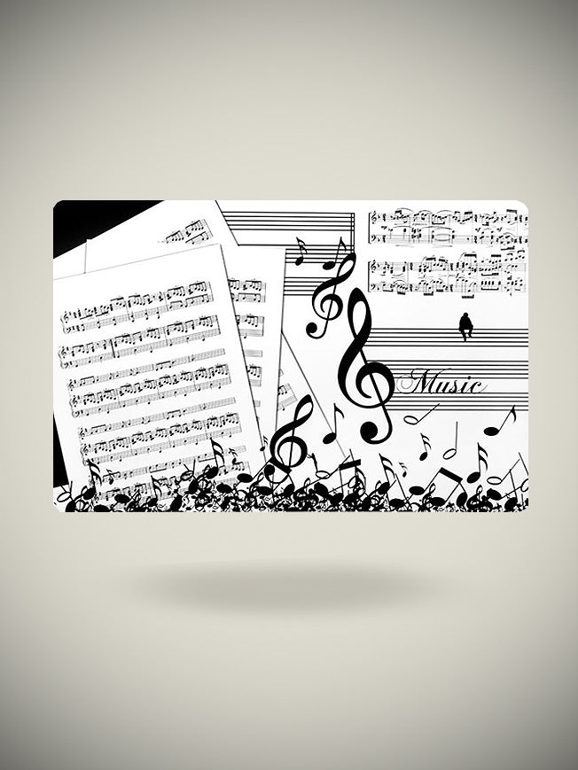 Individual Estampado 'Música' - 43,5x28 cm