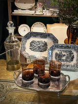 'Cartagena' Earthenware Serving Tray - Antique