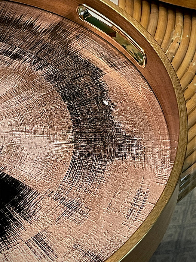 Bandeja Decorativa Grande 'Galateo' - Iride - Ø39,5 cm