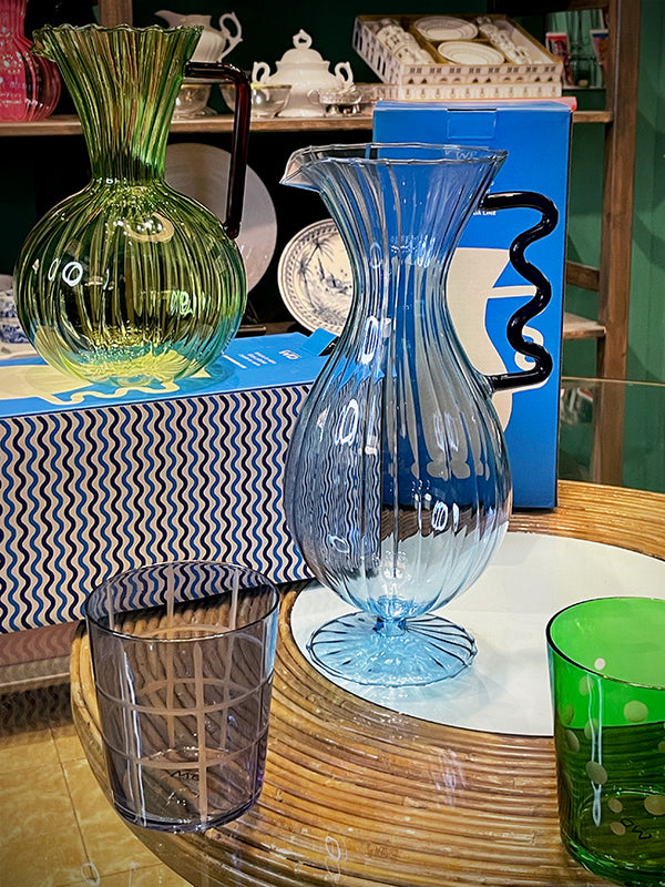 Jarra de Cristal Azul 'Samarcanda' - 1,4 L