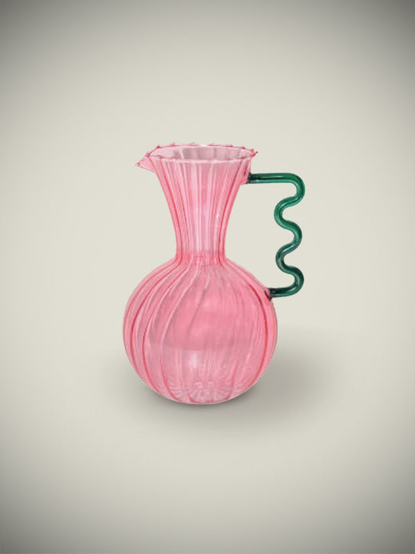 Jarra de Cristal Rosa 'Samarcanda' - 1,5 L