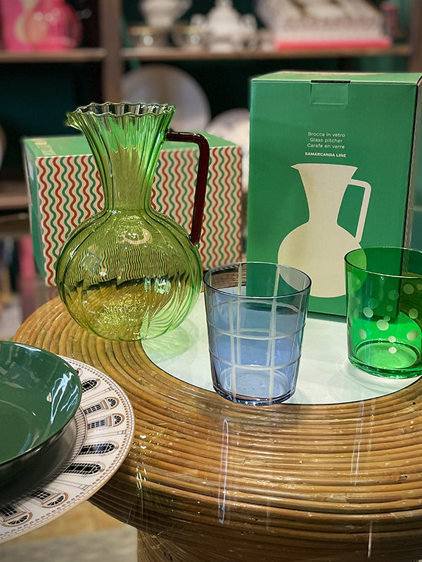 Jarra de Cristal Verde 'Samarcanda' - 1,5 L