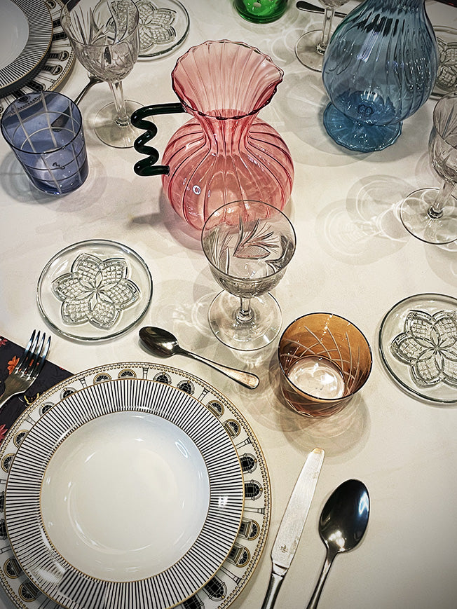 Jarra de Cristal Rosa 'Samarcanda' - 1,5 L