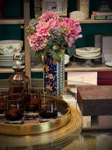 'Paisley Blue' Porcelain Vase