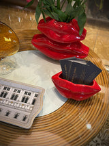 Jarrón de Cerámica Rojo 'Lips' - Pequeño