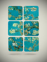 Set de 6 Posavasos 'Almendro en Flor' - Van Gogh