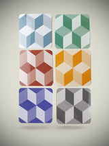 Set de 6 Posavasos 'Optical Pattern'