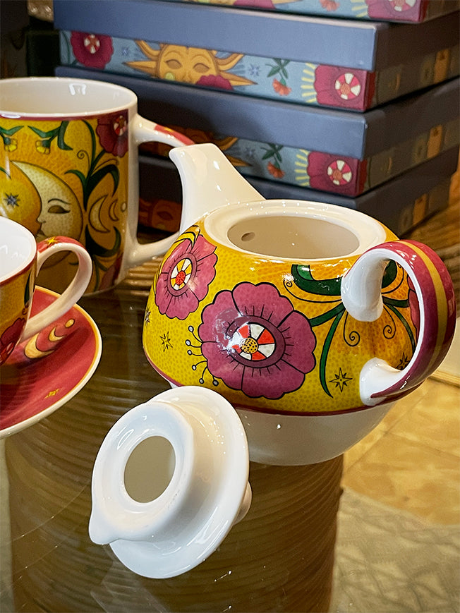 Juego de Té para Uno 'Sun & Moon' - Taza y Tetera