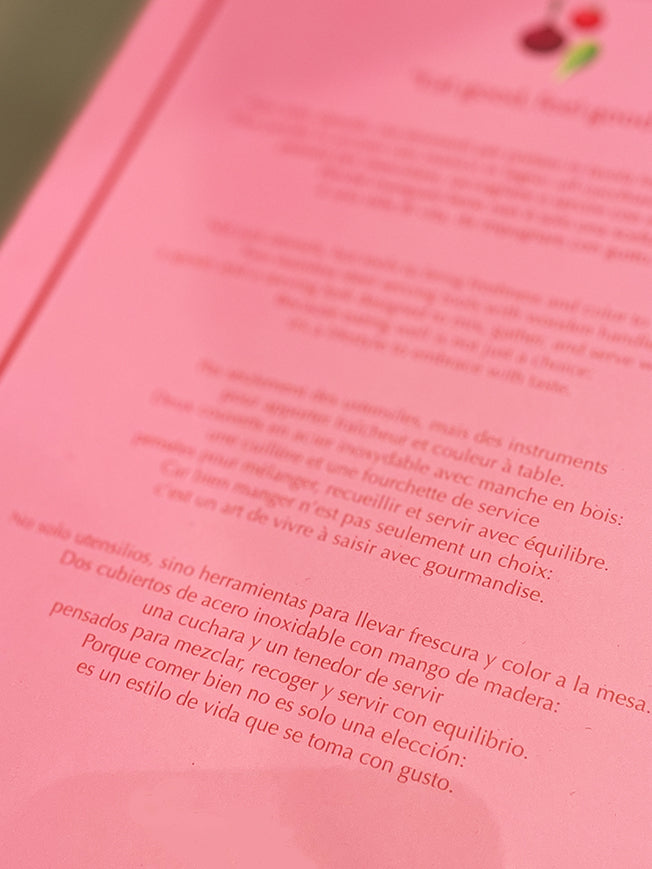 Set de Cubiertos Para Ensalada 'Gift Novels' - Eat Good, Feel Good