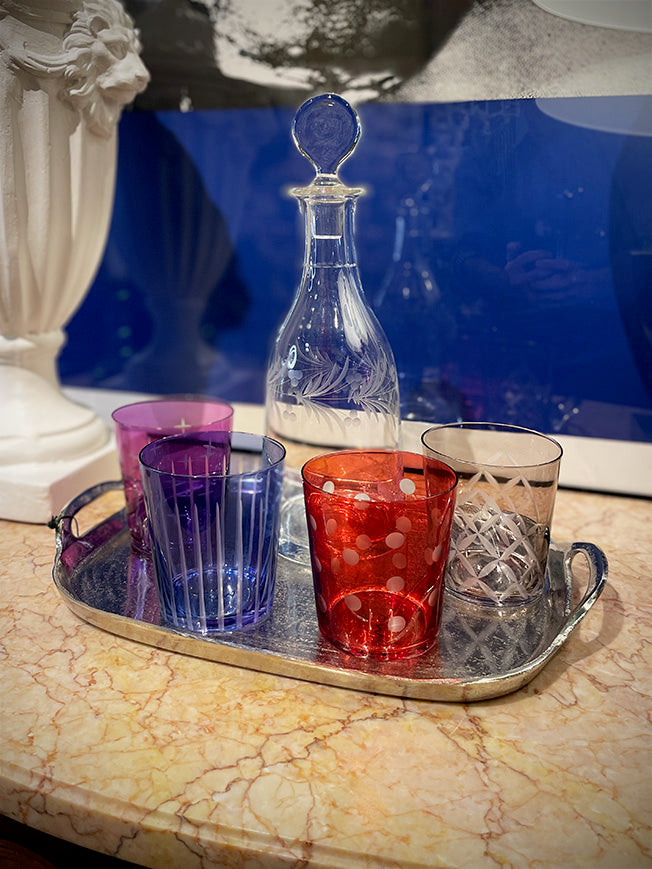 Juego de 4 Vasos de Colores 'Anversa II' - 300 ml