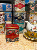 Lata de Té 'Tapestry Roses' - 32 Bolsitas 1869 Black