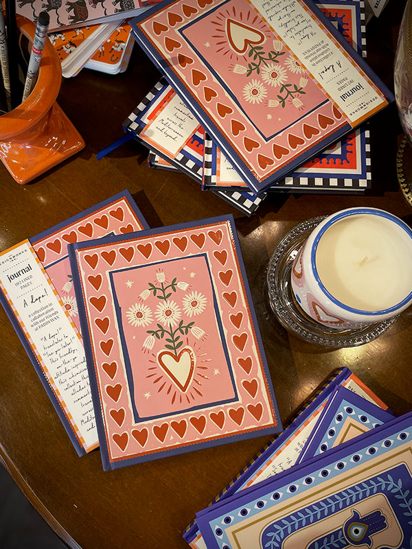 A5 'Hearts' Notebook - 'A Dopo' Collection