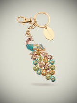 Llavero con Cristales ‘Lucky Charm’ - Pavo Real
