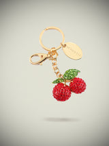 Llavero con Cristales 'Lucky Charm' - Cerezas