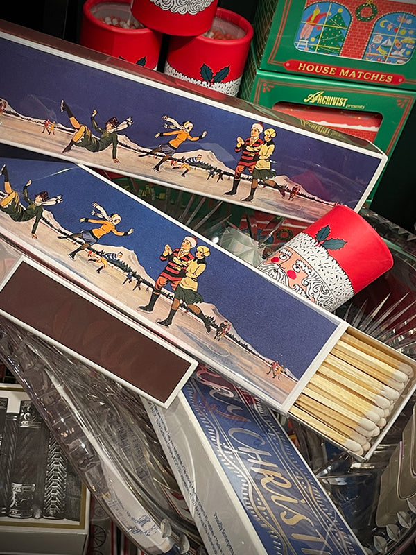 'Ice Skating' Long Matchbox - 45 pieces