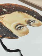 Cuadro Vitrina 'Mask of Queen Elizabeth I' - 55.5x39.5 cm