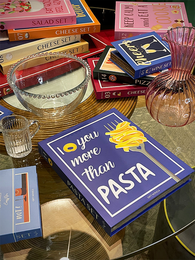 Gift Novels 3-Piece Pasta Set - I Love You More Than Pasta
