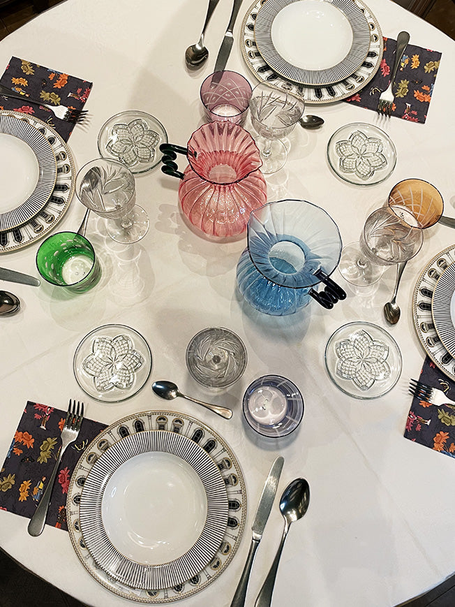 Set of 4 'Anversa I' Colored Glasses - 300 ml