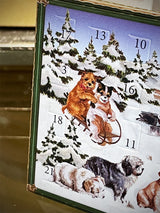 Mini Tarjeta de Adviento 'Escenas de Navidad' - Perros