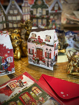 Decoración de Adviento 'Casa Navideña' - Rosada