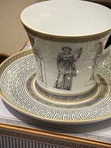 Taza y Plato de Porcelana 'Palladium' - 200 ml