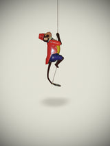 Figura de Lata 'Climbing Monkey' Estilo Vintage
