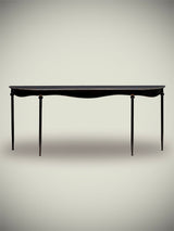 French Style Console Table 'Orleans' in Black Metal