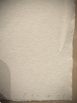 Grabado Con Papel Hecho a Mano 'S/T' - Jaume Plensa