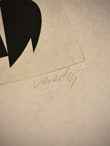 Original Serigraph 'Geometric Black and White' - Victor Vasarely