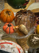 Figura Decorativa 'Calabaza' de Porcelana - Naranja