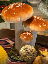 Figura Setas Decorativas 'Mushrooms' - Naranja