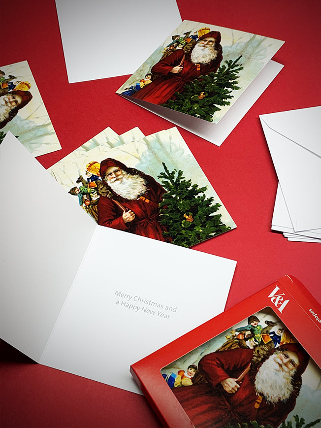 Christmas Card 'Welcome Santa Claus' - V&A