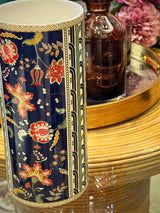'Paisley Blue' Porcelain Vase