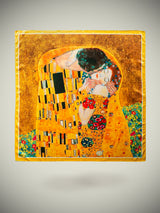 Pañuelo Estampado 'El Beso' 90x90 cm - Gustave Klimt