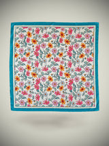 Pañuelo Estampado 'Jardín Secreto' 90x90 cm