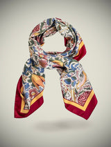 Pañuelo Estampado 'Rose' 90x90 cm - William Morris