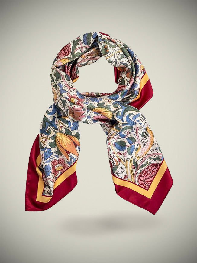 Pañuelo Estampado 'Rose' 90x90 cm - William Morris