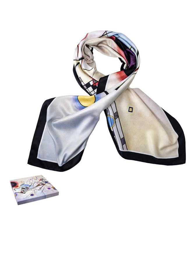 Pañuelo Estampado 'Composición VIII' 90x90 cm - Kandinsky