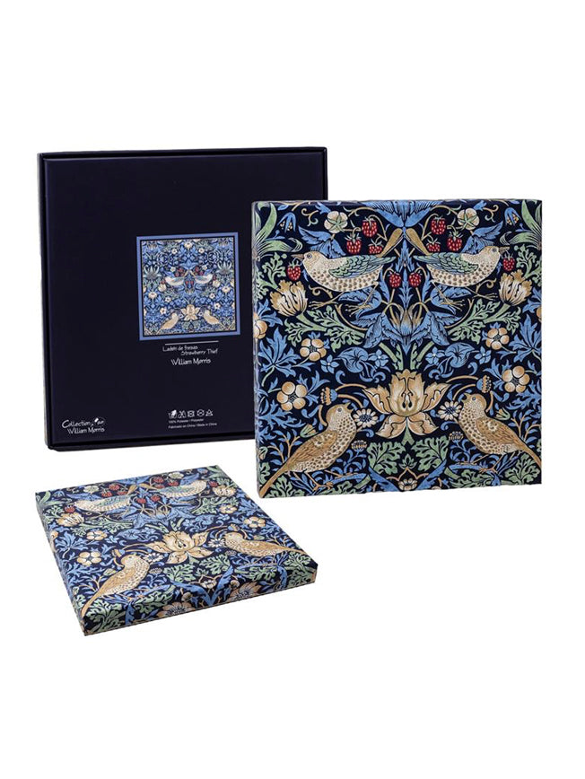 Pañuelo Estampado 'Strawberry Thief' 90x90 cm - William Morris