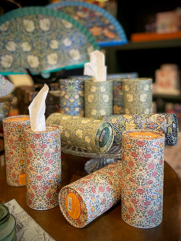 Tubo Dispensador de Pañuelos 'Rose' - William Morris